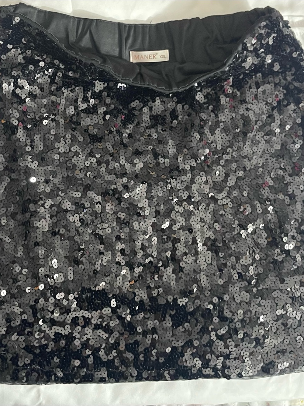 Black Sequin Women's skirt